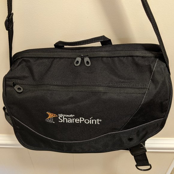 Canvas Messenger Style Laptop Bag - Picture 3 of 16